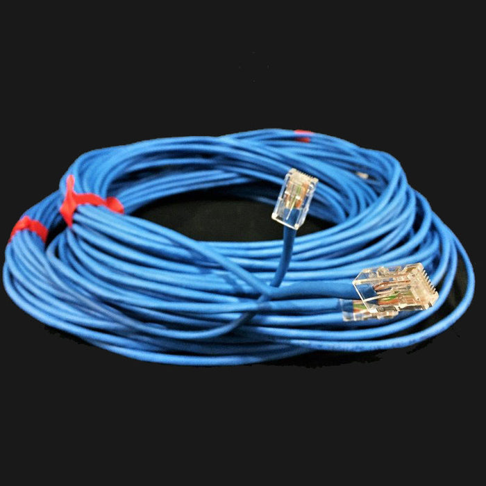 Plenum Rated CAT5e Cable, Pre-Terminated, 50’ Length (SCP-050)